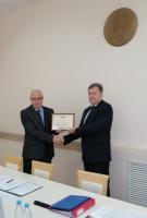 The General Director of OJSC "Belresursy" - the management company of the holding "Belresursy" was presented with an award from the State Committee for Property of the Republic of Belarus